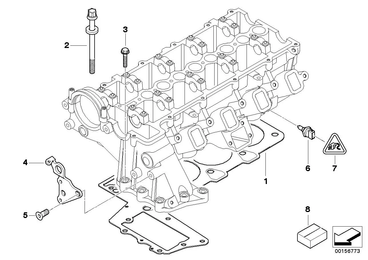 BMW Senkschraube E38 E39 E46 E53 E60 E61 E63 E64 E65 E66 E70 E71