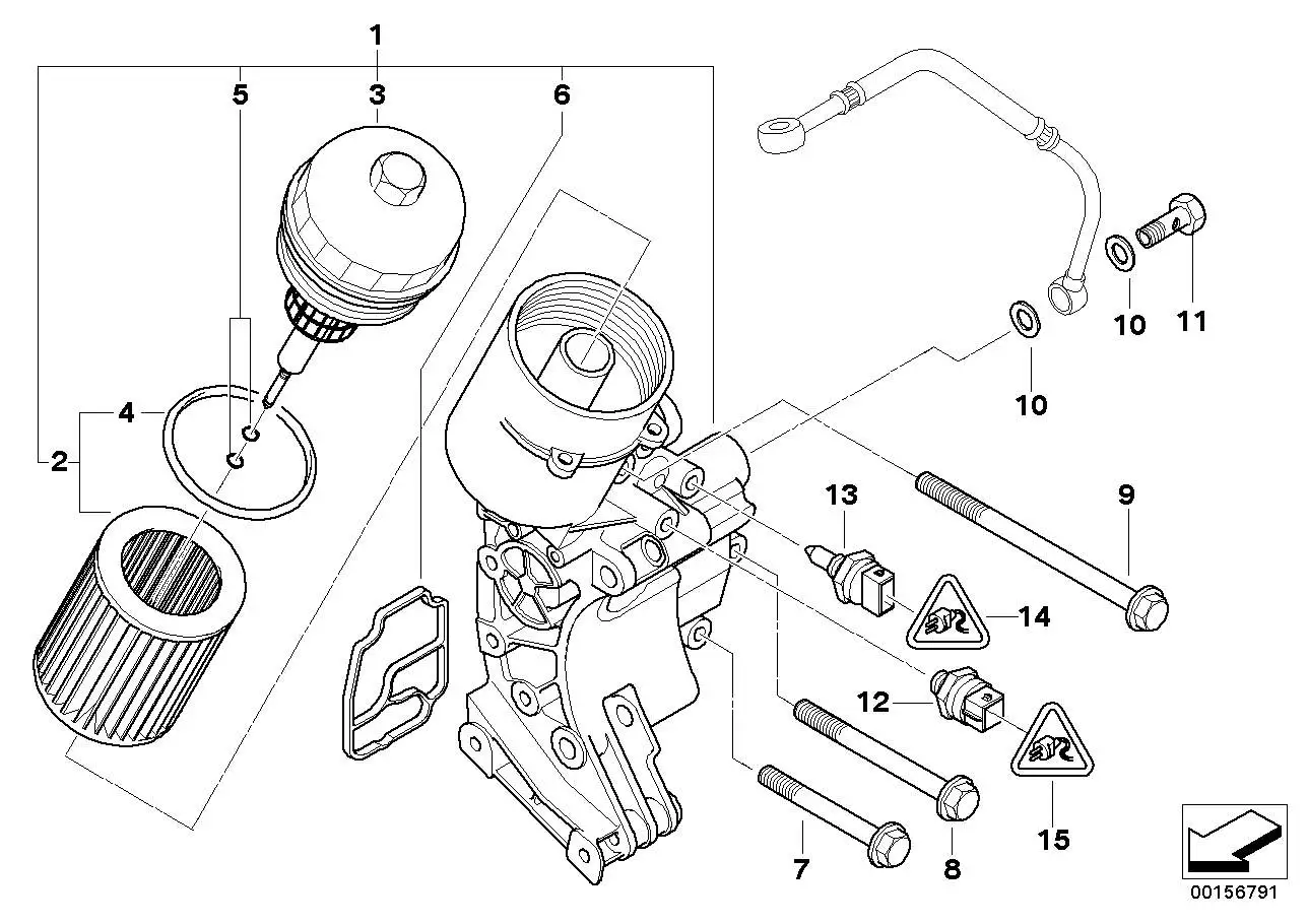 BMW Ölfilterdeckel E36 E38 E39 E46 E53 E60 E61 E65 E66 E83 E85 11