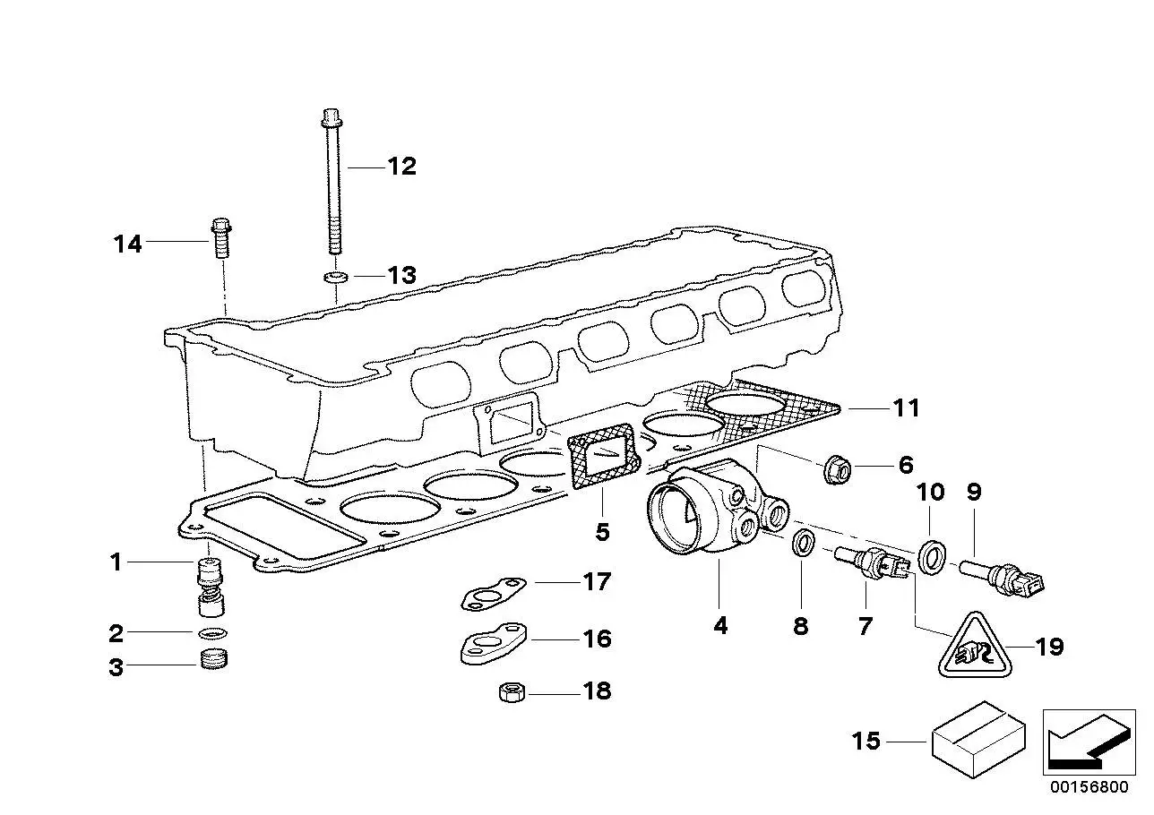BMW Temperatursensor Wasser E36 E34 13621401945 - Bildposition 07
