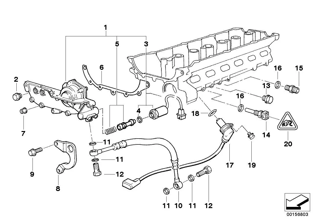 BMW Verschlussschraube mit Dichtring E34 E36 E38 E39 11311722674
