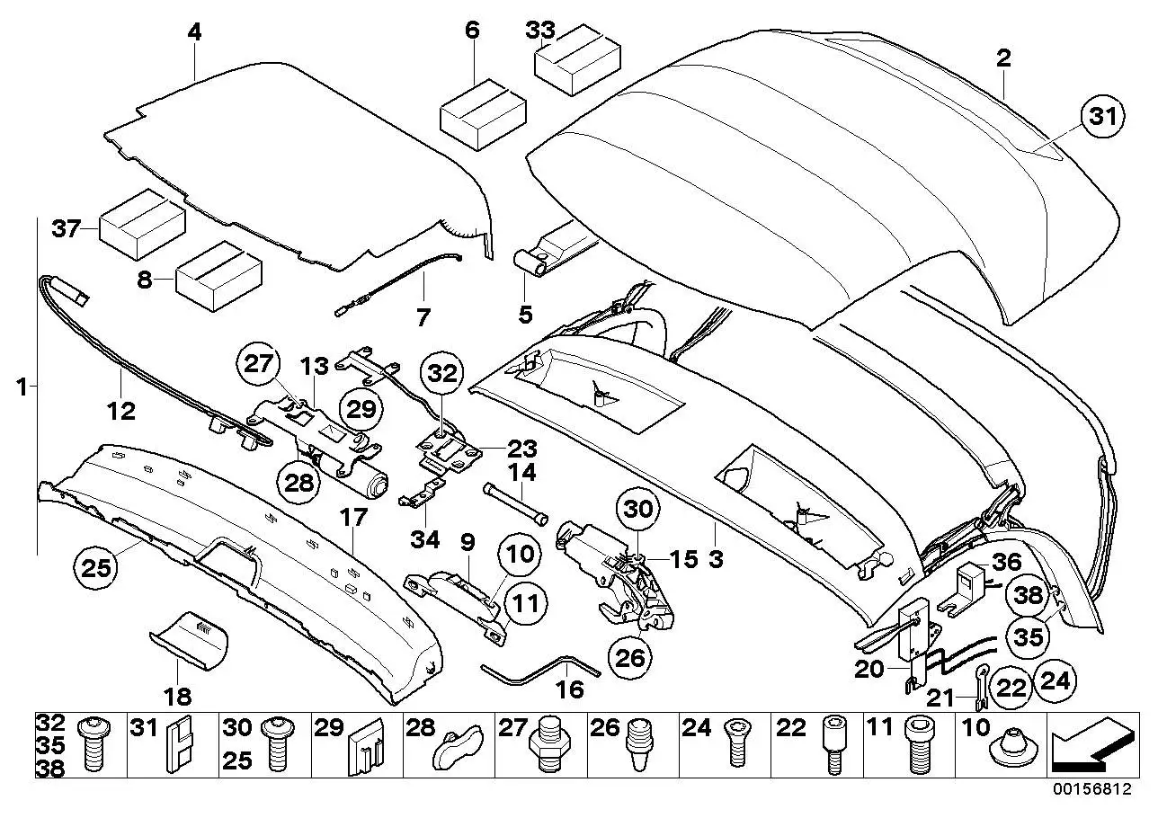 BMW Welle E85 54347043872 - Z4 E85
