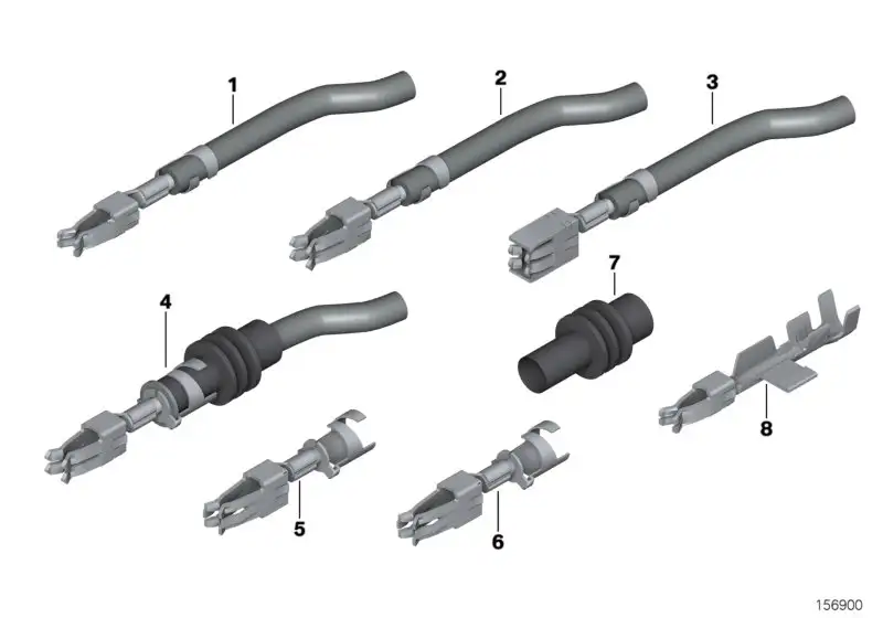 BMW Doppelflachfederkontakt E24 E36 E38 E39 E46 E52 E53 E60 E61 E