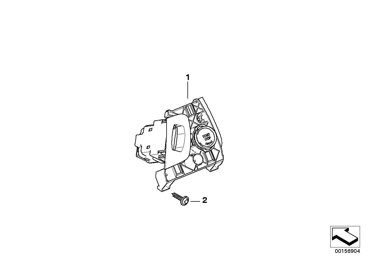 BMW Start/Stop Schalter E70 E71 E72 61316966714