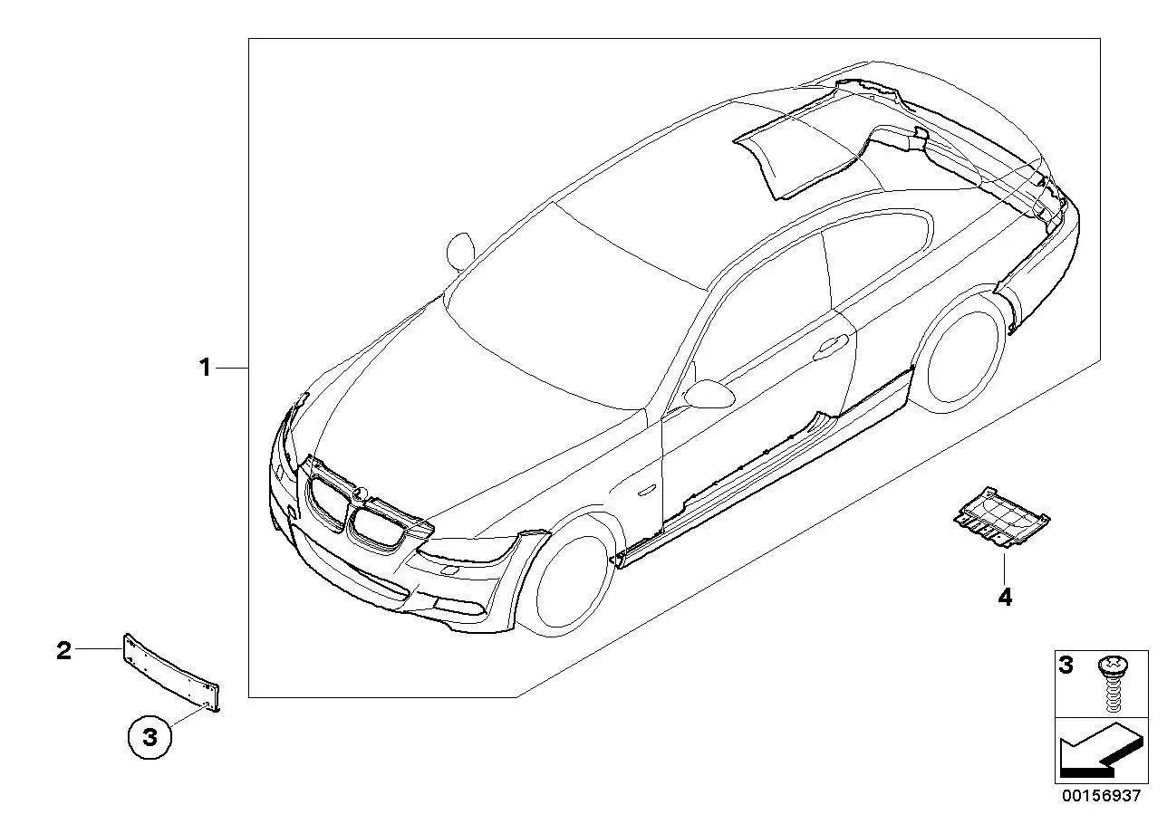 BMW Luftführung vorne rechts E92 E93 51748045348