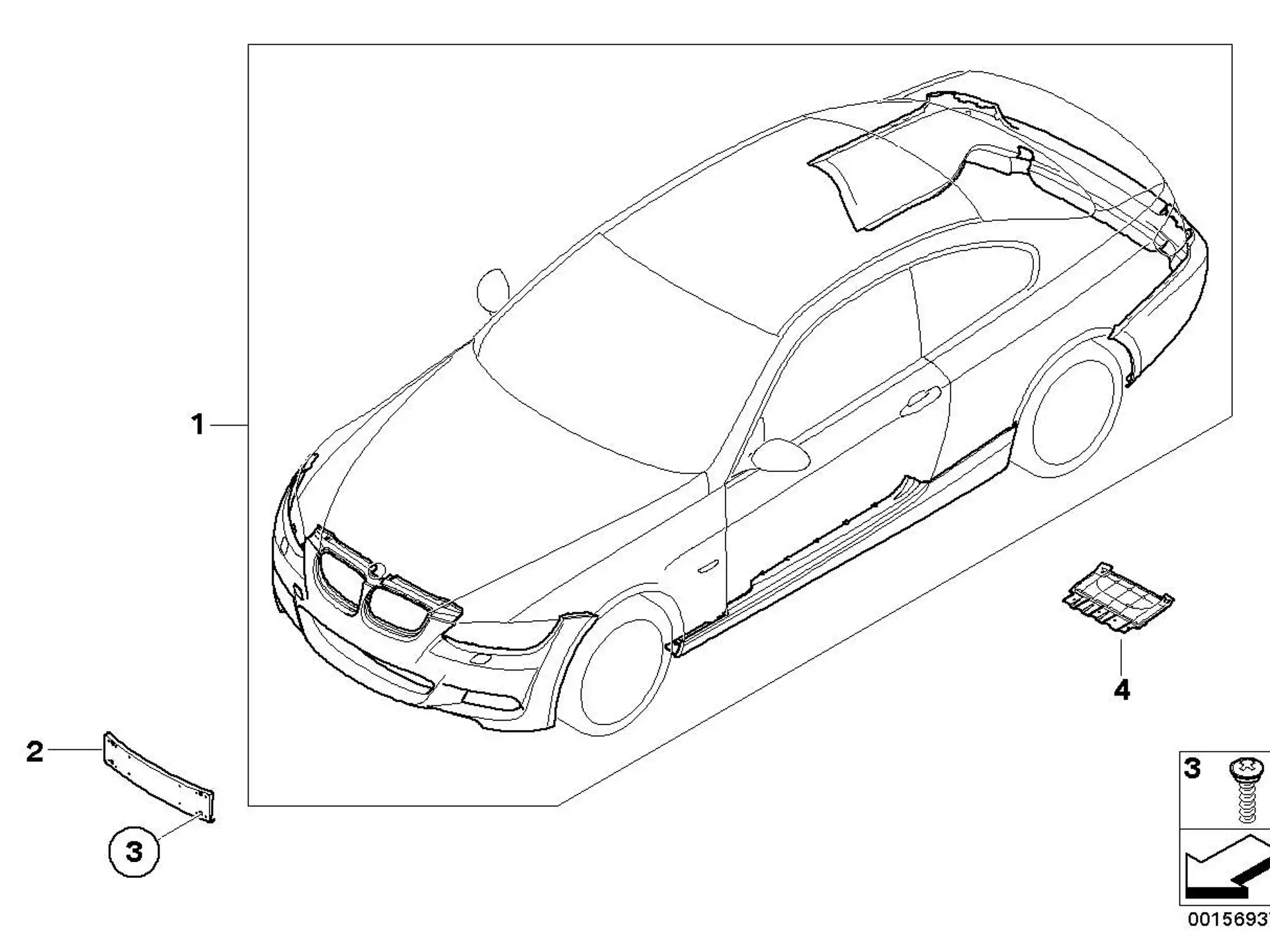 BMW Luftführung Bremse vorne rechts E92 E93 51748045362