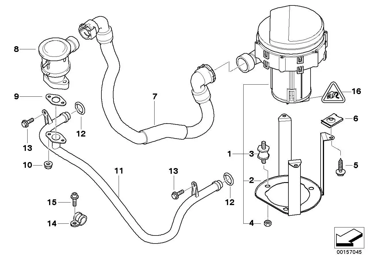 BMW Sperrventil E38 E39 E53 11721707619