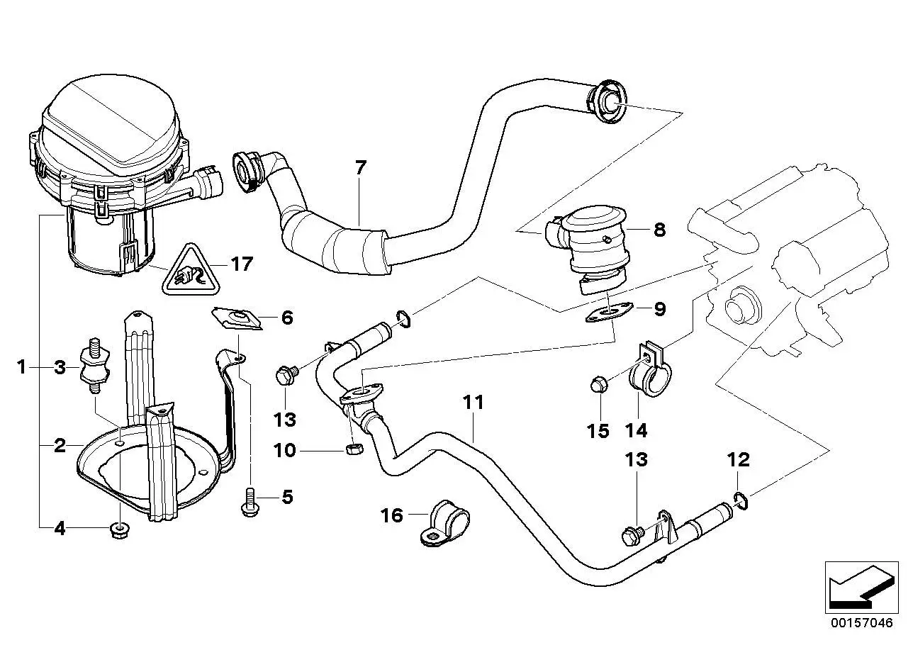 BMW Druckleitung 11721407017