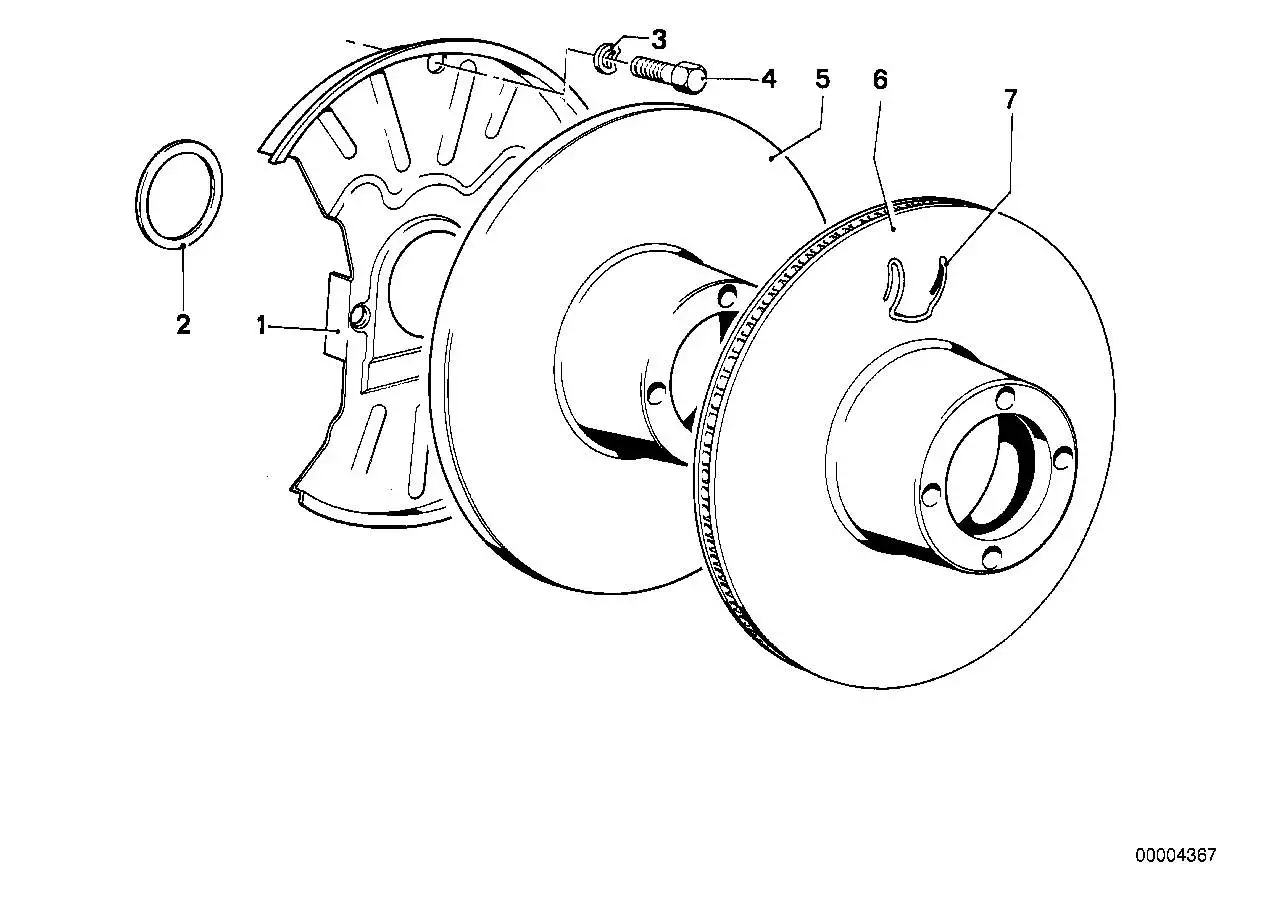 BMW Bremsscheibe E21 34111163128 - Bildposition 05