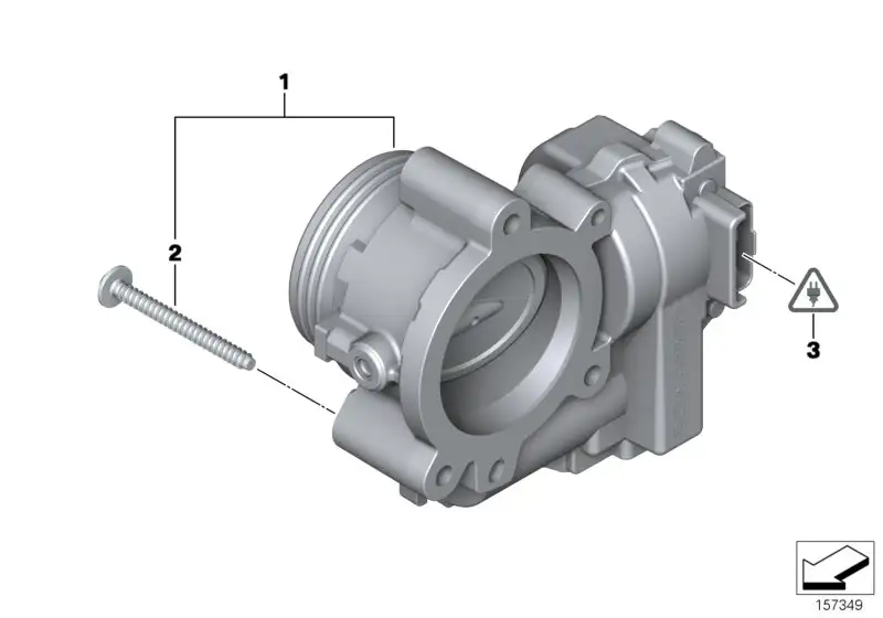 BMW Drosselklappe R55 R56 R57 R58 R59 R60 R61 13548624190