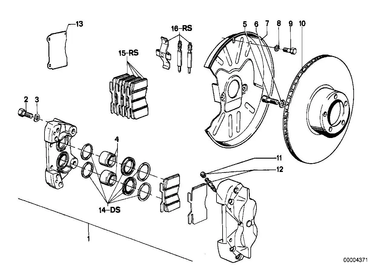 BMW Satz Anbauteile E12 E23 E24 34111150554