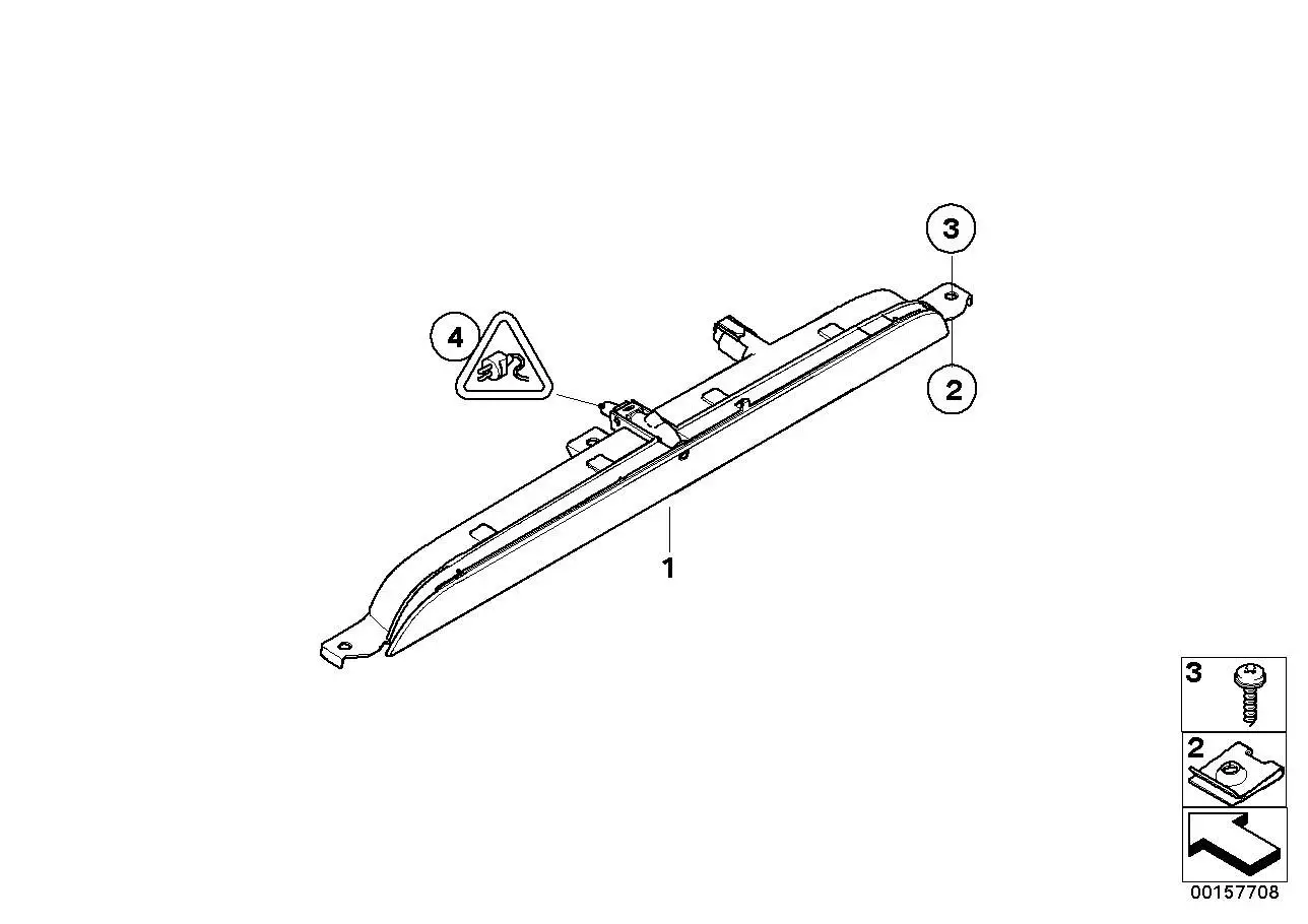 BMW Kombi-Linsenblechschraube E70 E71 E72 F15 F16 F25 F26 F85 F86