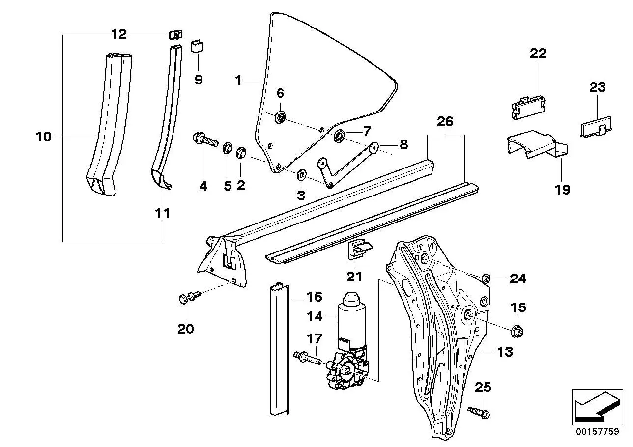 BMW Klammer E36 51368170165 - Z3 E36