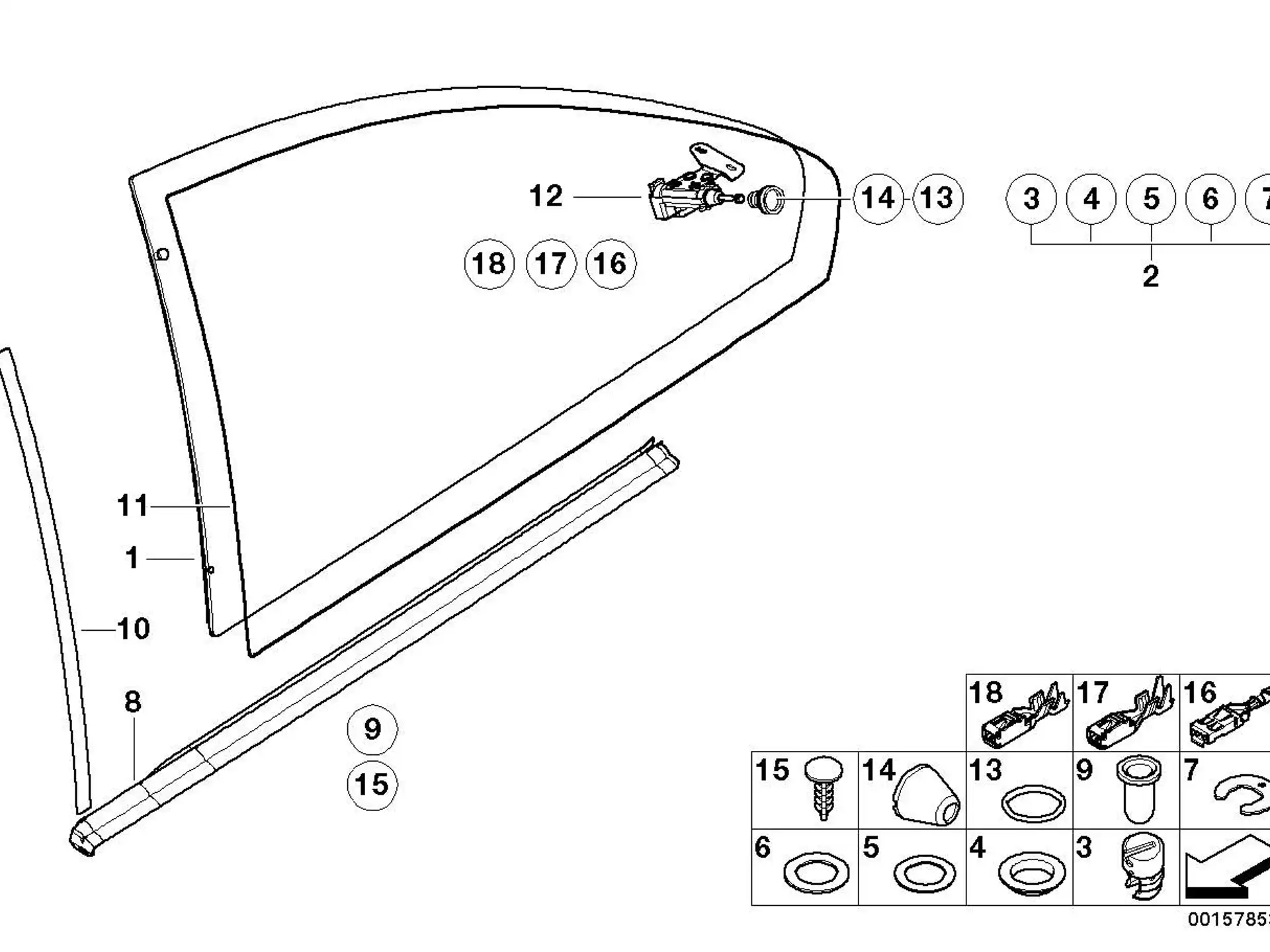 BMW Abdeckkappe aussen E46 67158253893