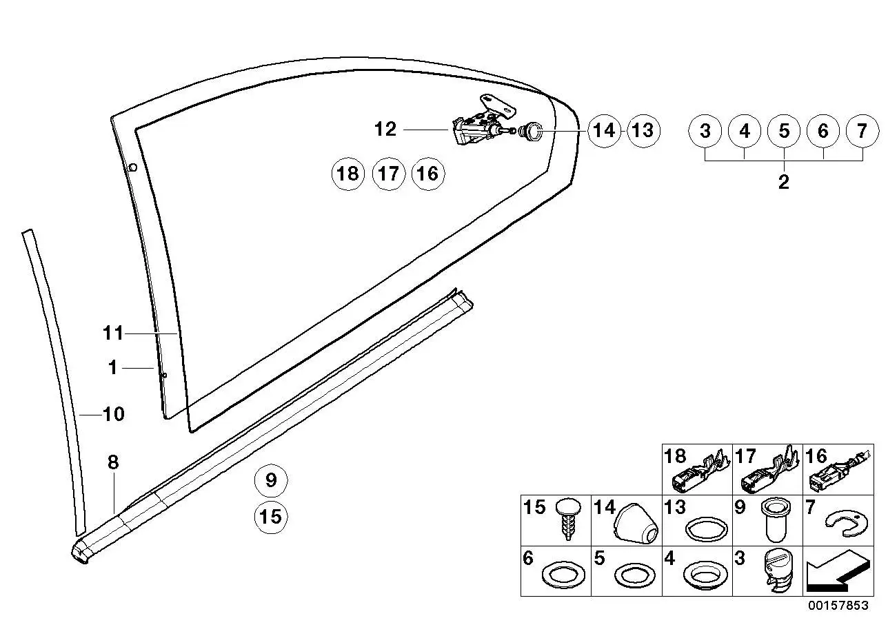BMW Abdeckkappe innen E46 67158238750 - Bildposition 14