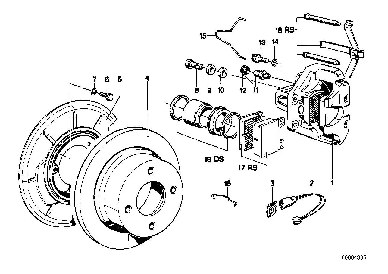 BMW Dichtring E12 E21 E23 E24 E28 R21 07119963106 - Bildposition
