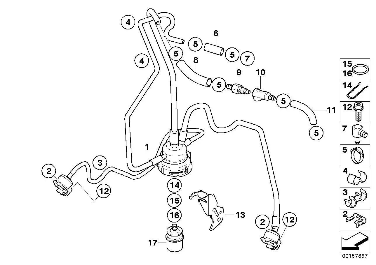BMW Kraftstoffverteiler K26 13537695948