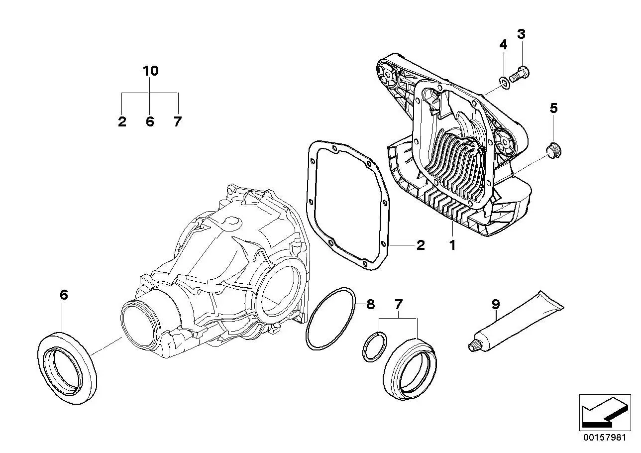 BMW Sechskantschraube mit Scheibe E46 E85 E86 G06 G07 G14 G15 G16