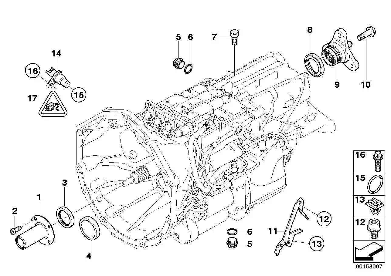 BMW Wellendichtring E60 E61 E63 E64 23017837412 - Bildposition 03