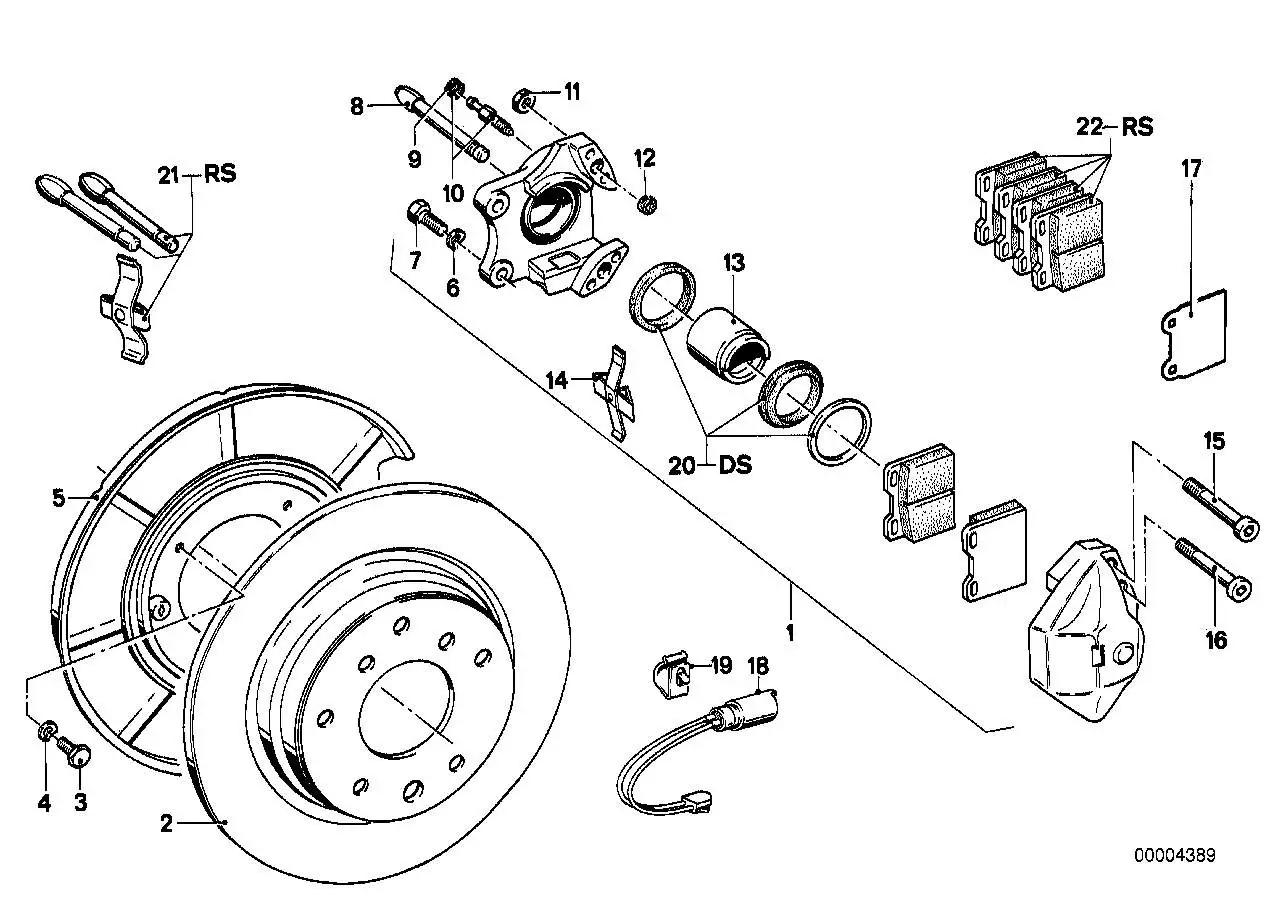 BMW Bremsscheibe E12 34211163131 - Bildposition 02
