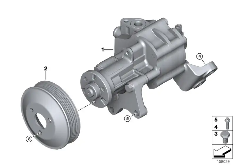 BMW Lenkhilfepumpe E70 32416796443 - Bildposition 01