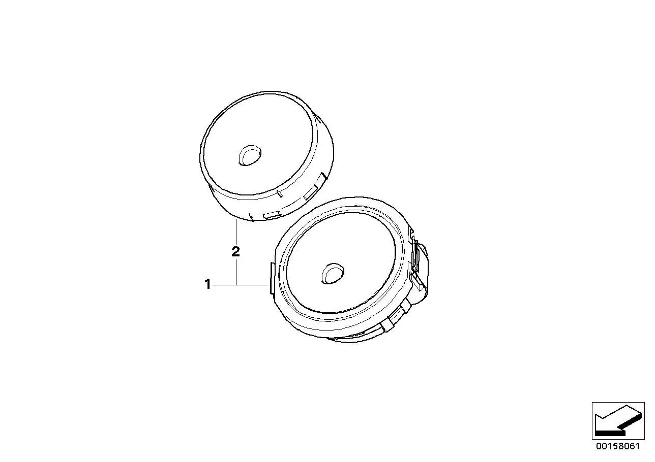 BMW Ersatzoptik RLS E60 E61 E70 E71 F25 61359248398