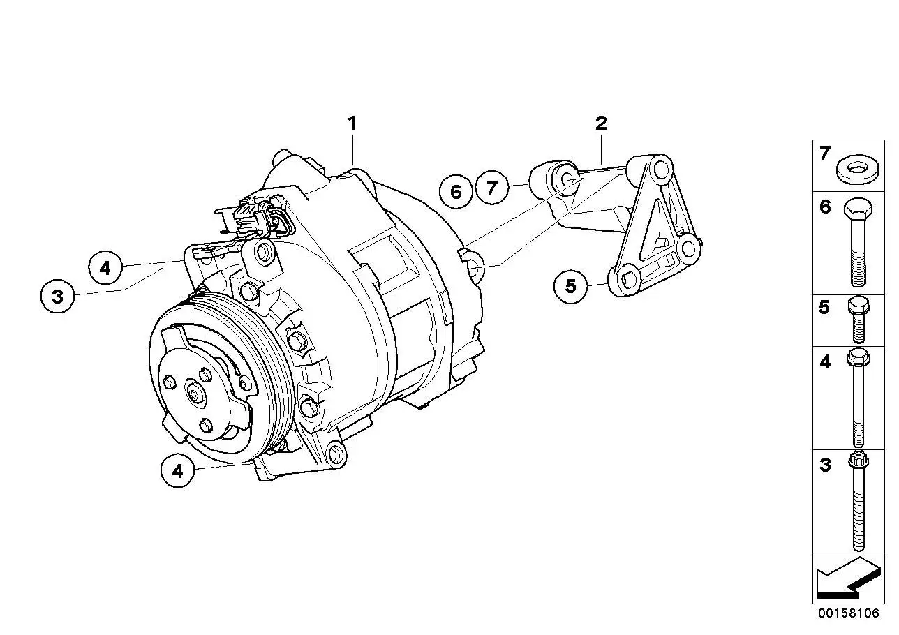 BMW Klimakompressor 64529185146 - X5 E70, X6 E71
