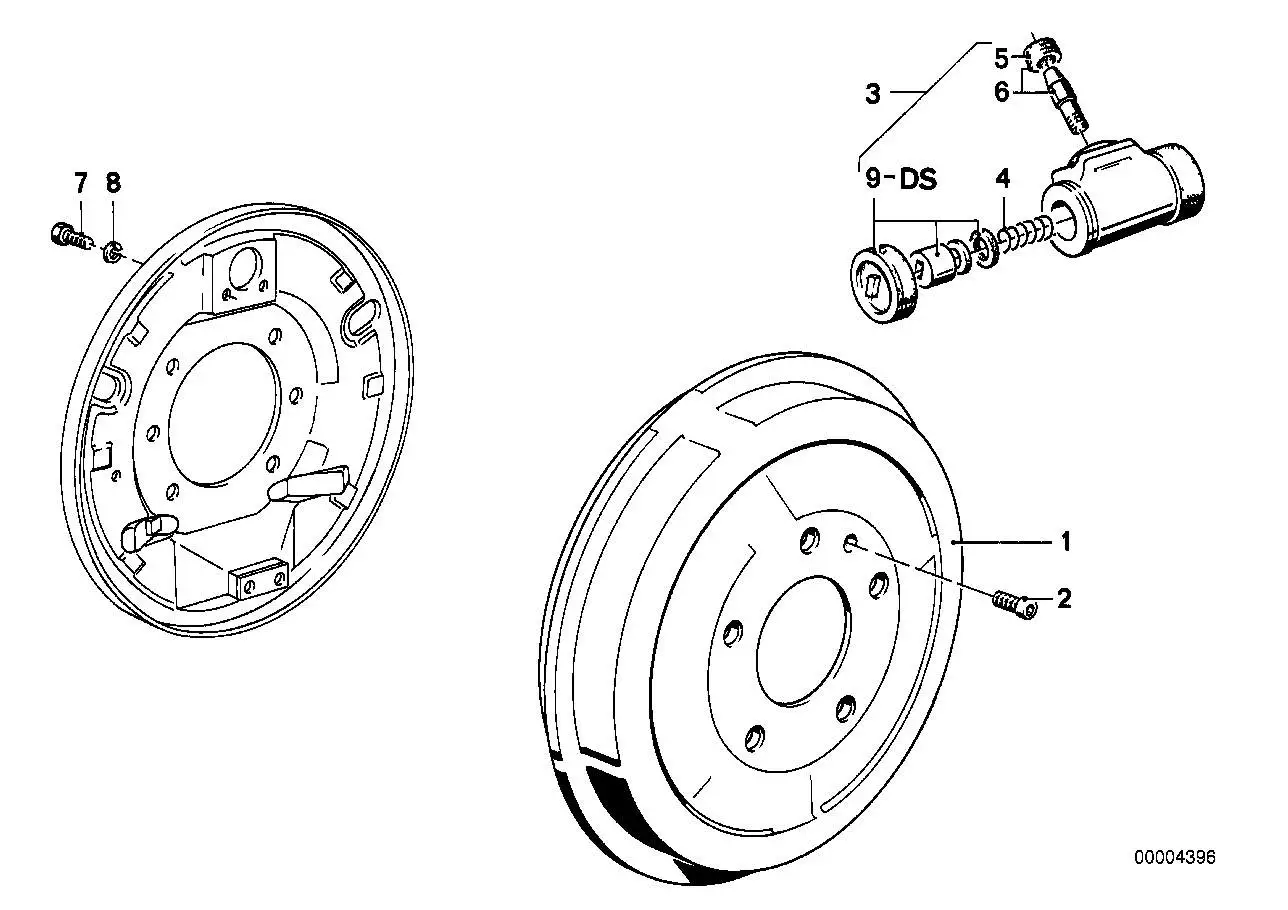 BMW Bremstrommel 34211159486