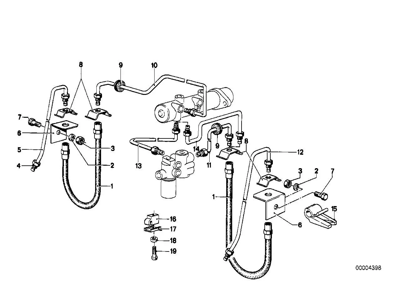 BMW Distanzstück E12 E21 E23 E24 E28 34321108306