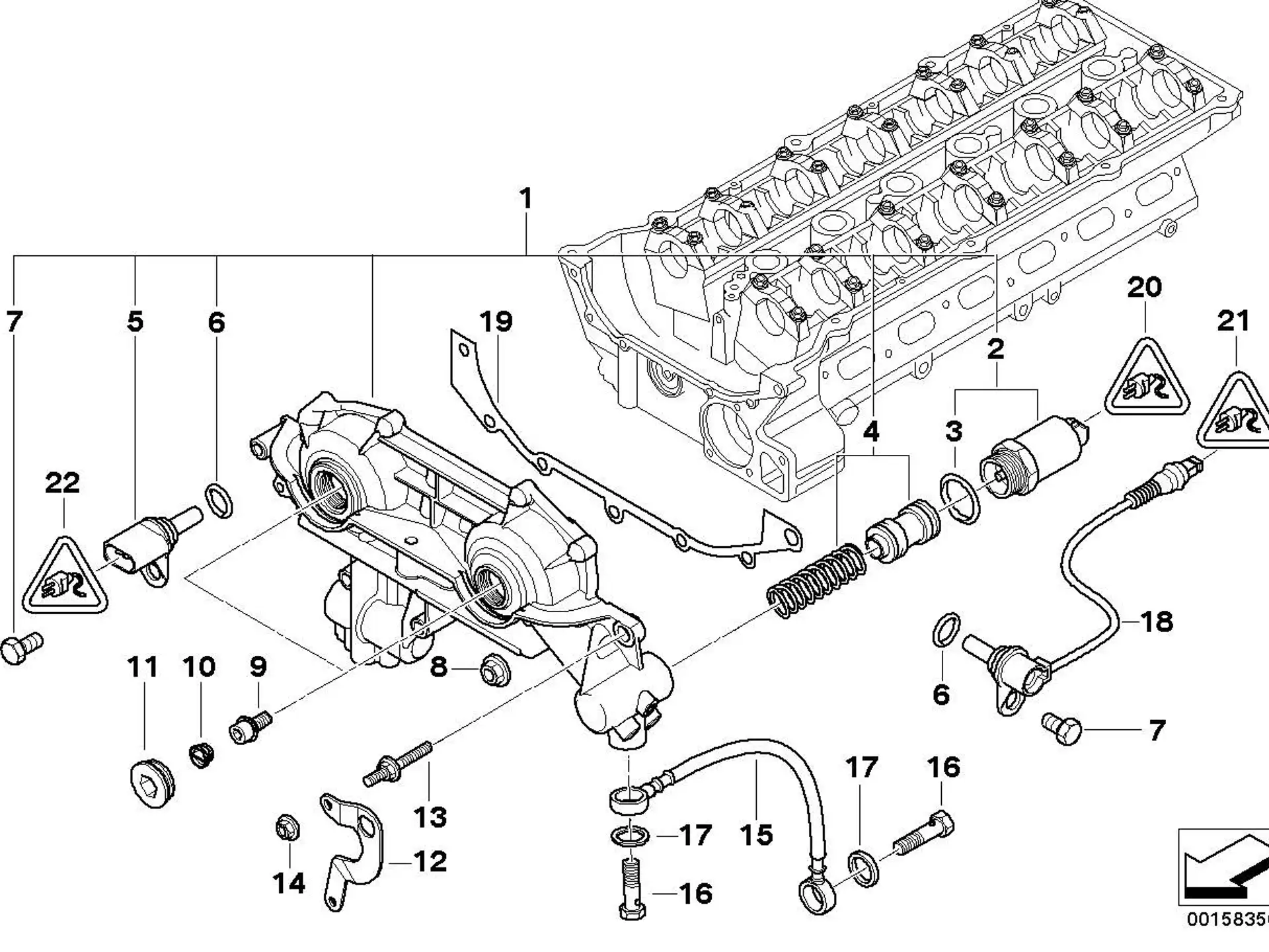 BMW Dichtung Metall E38 E39 E46 E53 E60 E61 E65 E66 E83 E85 11361433817