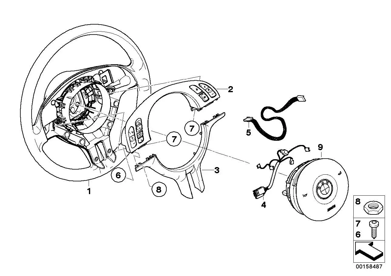 BMW Abdeckung E39 32306760151 - 5er E39