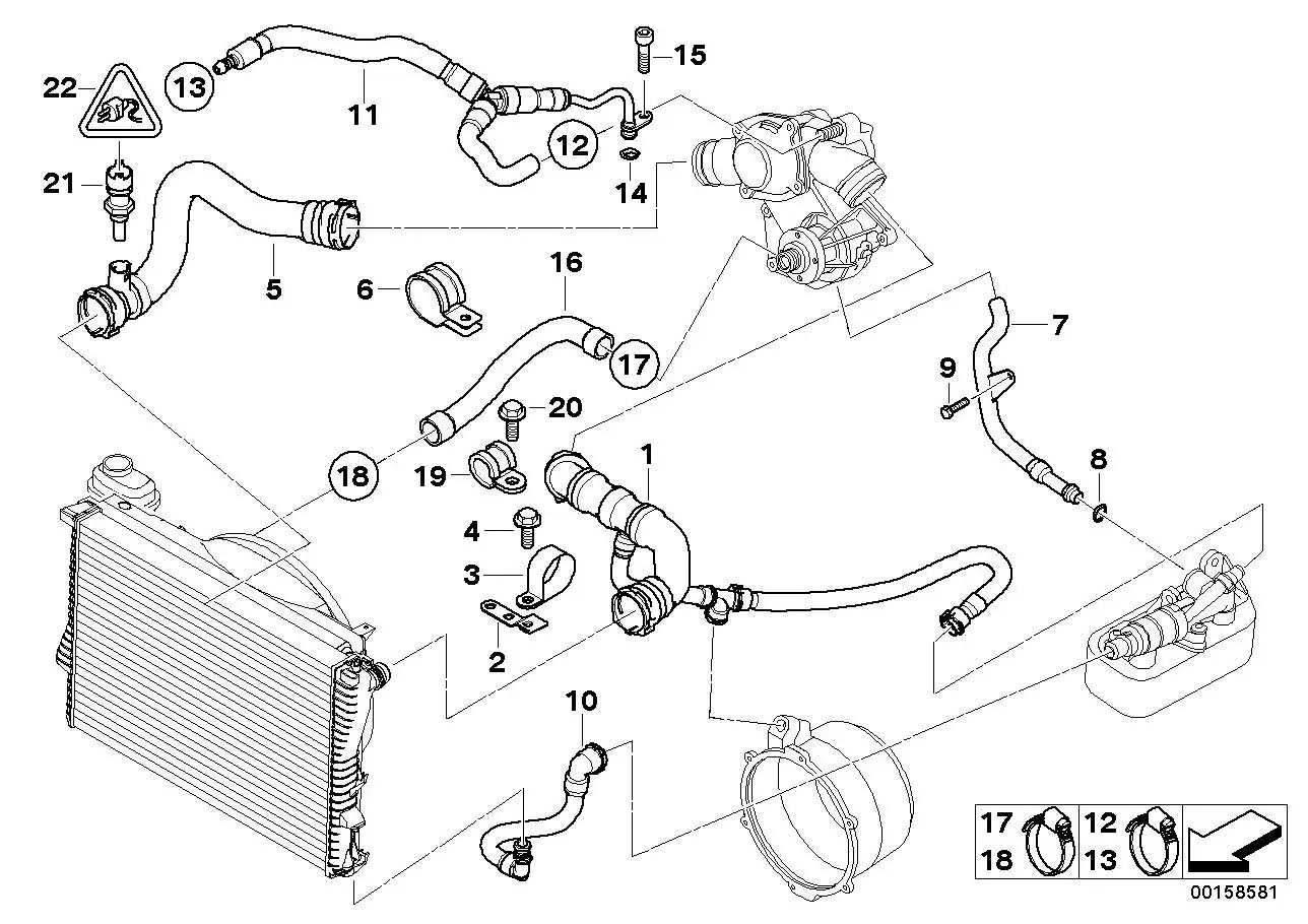 BMW Schelle E31 E38 11531702767 - 7er E38, 8er E31