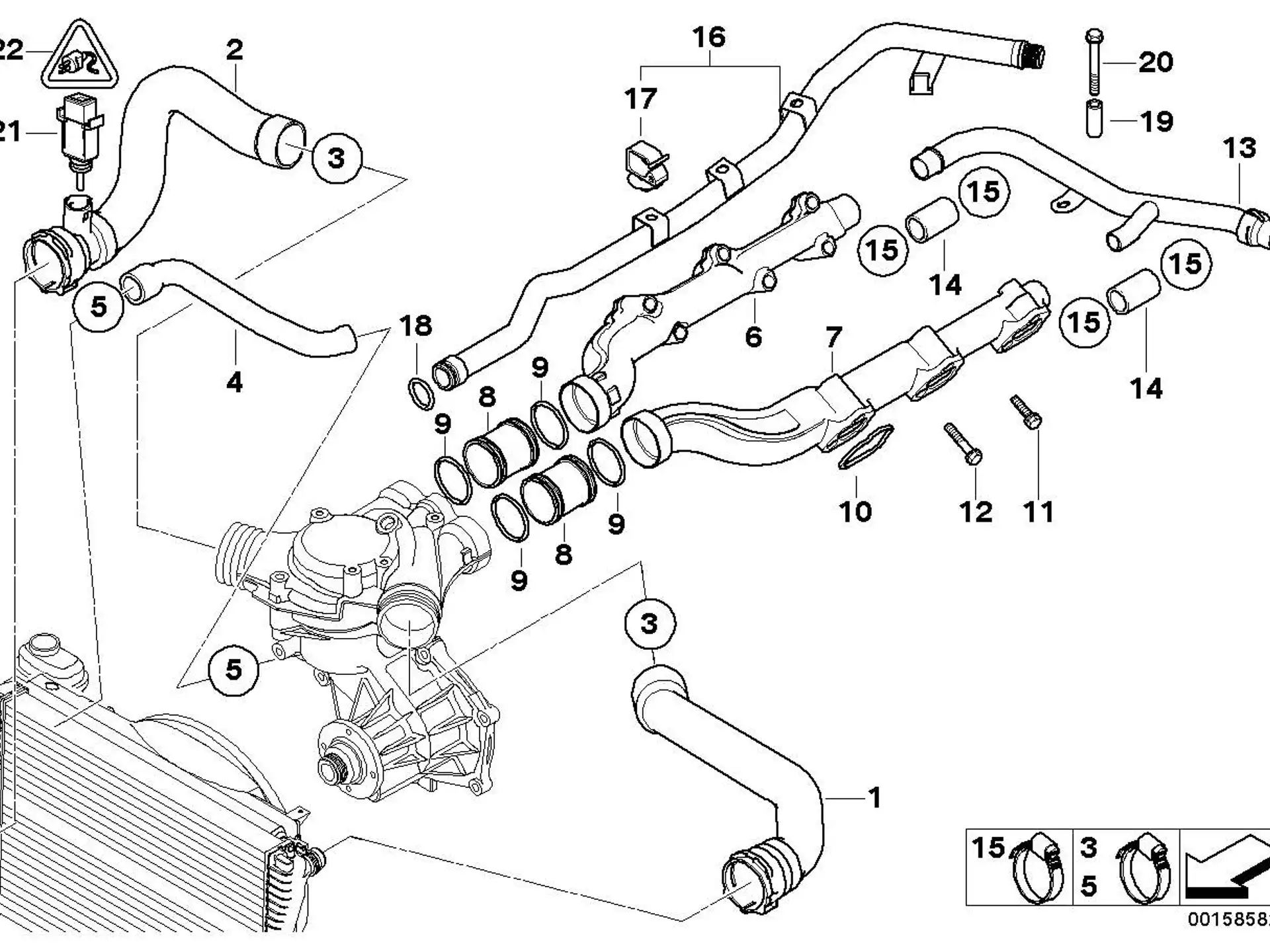 BMW Profildichtung E39 E52 11121406247