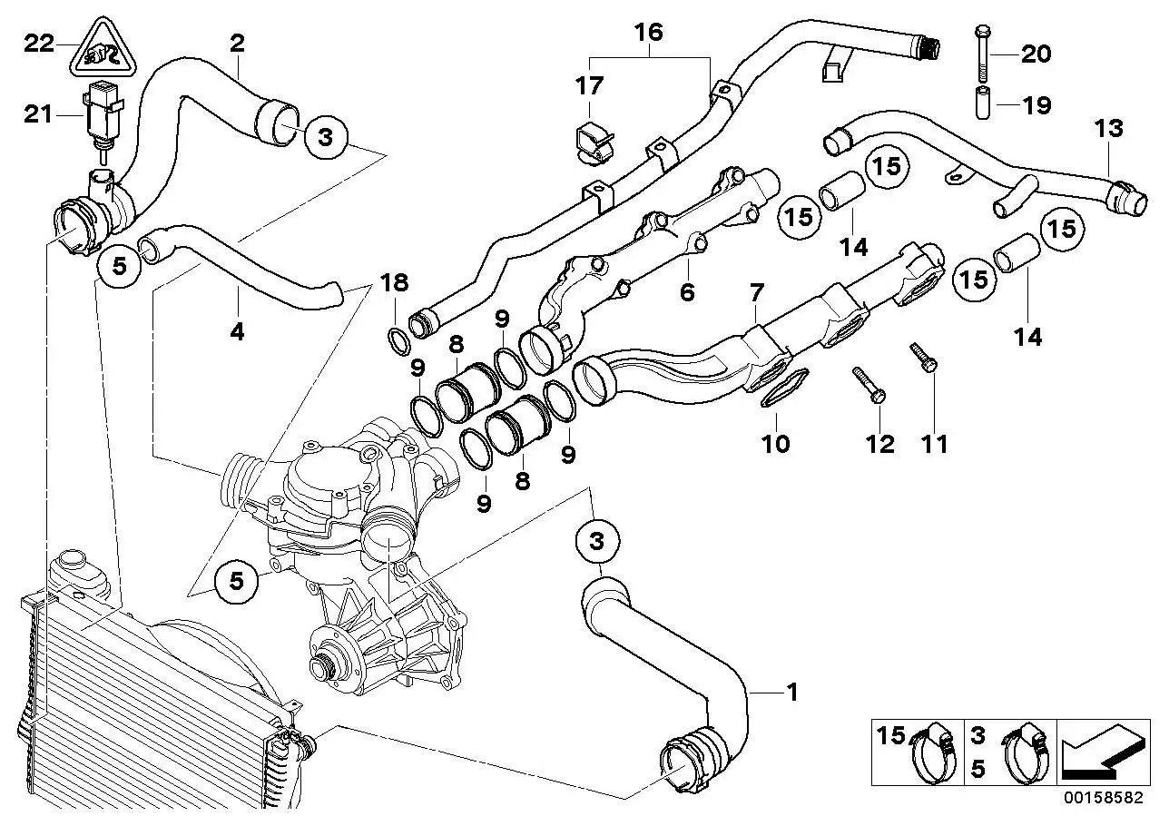 BMW Distanzhülse E39 E52 11531406736 - Bildposition 19