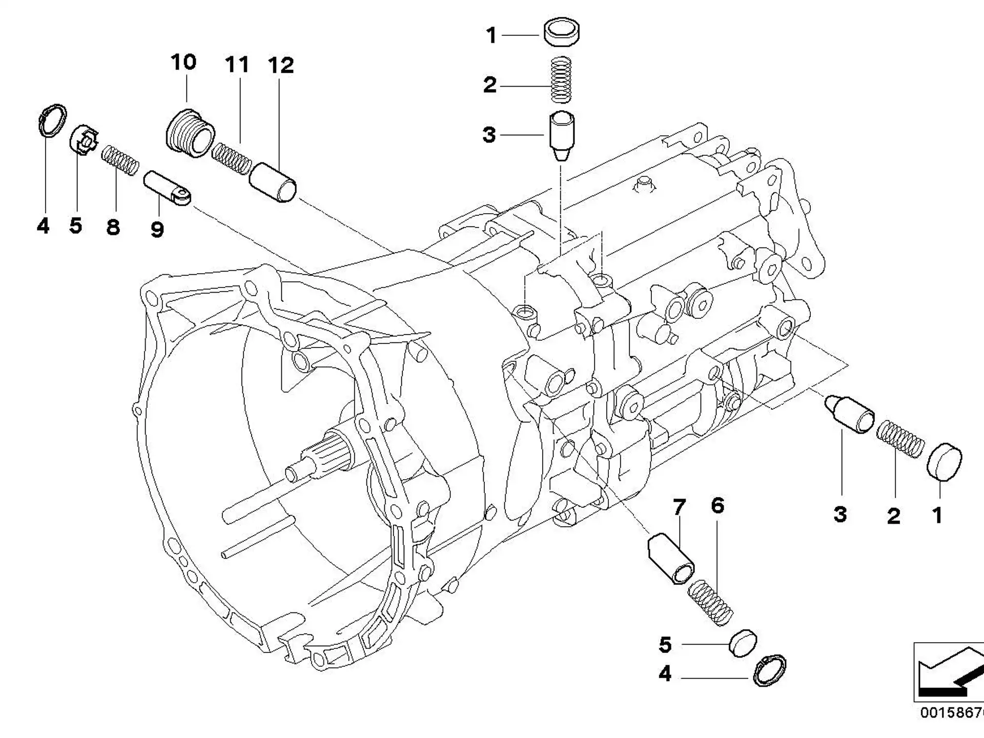 BMW Verschlussdeckel E32 E34 E36 E38 E39 E46 E53 E60 E61 E63 E64 E81 E82 E83 E84 E85 E86 E87 E88 E89 E90 E91 E92 E93 F10 F11 23311224825