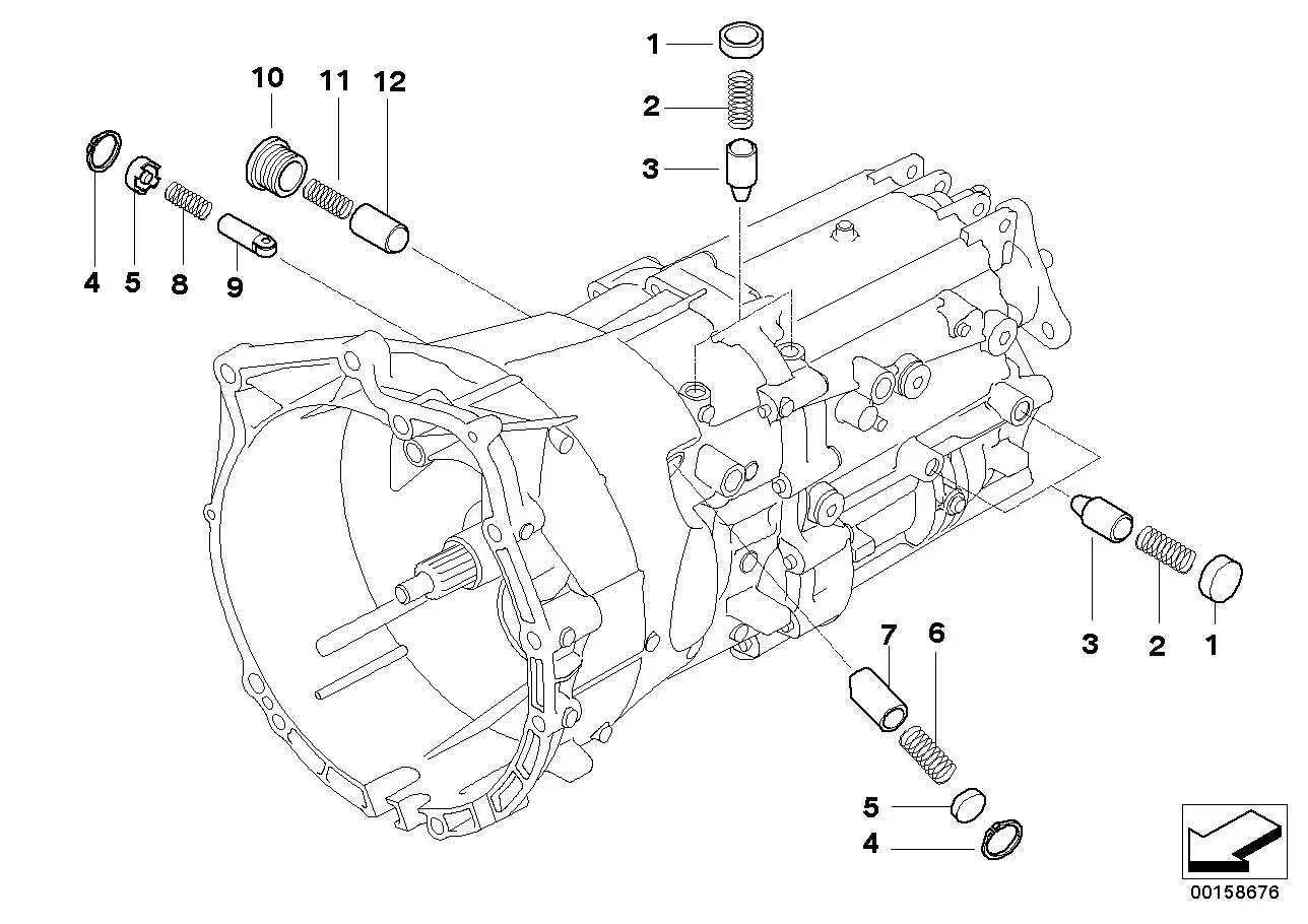 BMW Verschlussdeckel E32 E34 E36 E38 E39 E46 E53 E60 E61 E63 E64