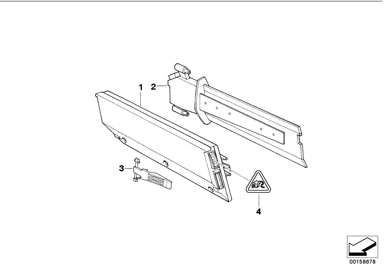 BMW Endschalter E31 E32 E34 64118390015 - 5er E34, 7er E32, 8er E