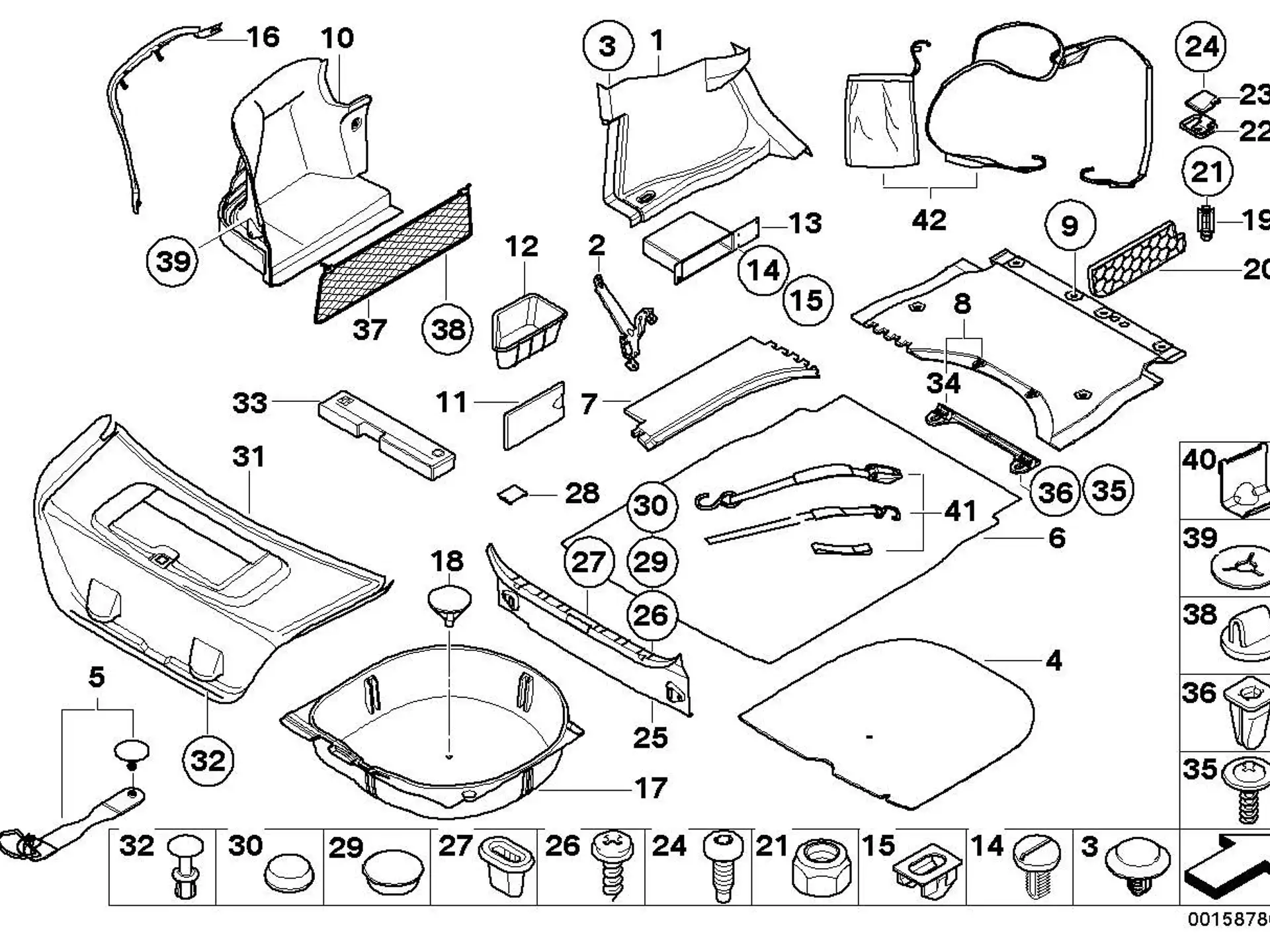 BMW Blechschraube E60 E61 E63 E64 E85 E86 07119904309