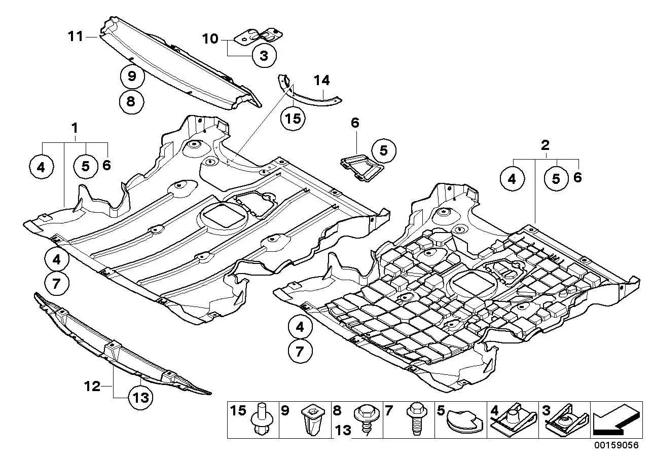 BMW Sechskantschraube mit Scheibe E81 E82 E87 E90 E93 G01 G02 G05