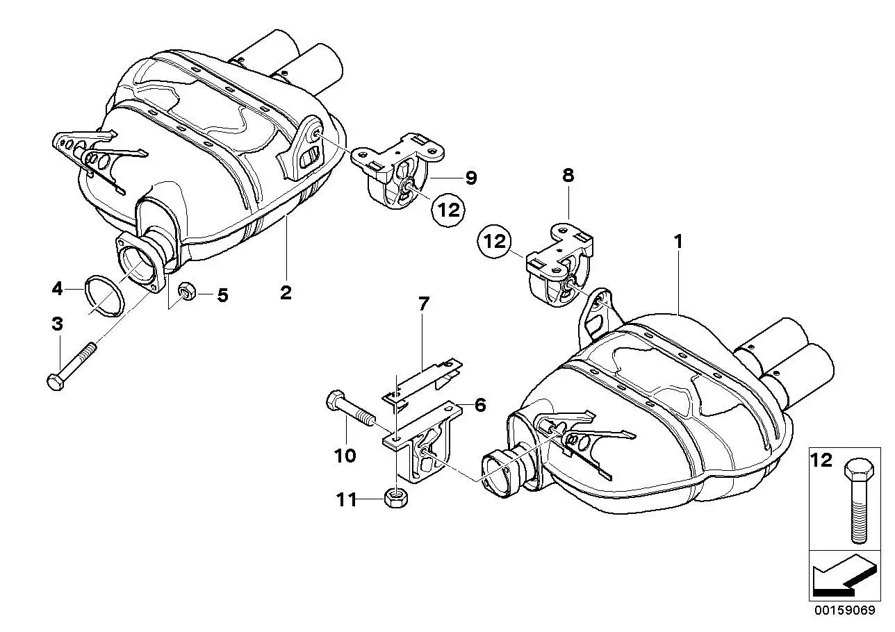 BMW Gummilager links E85 E86 18207836637 - Bildposition 08