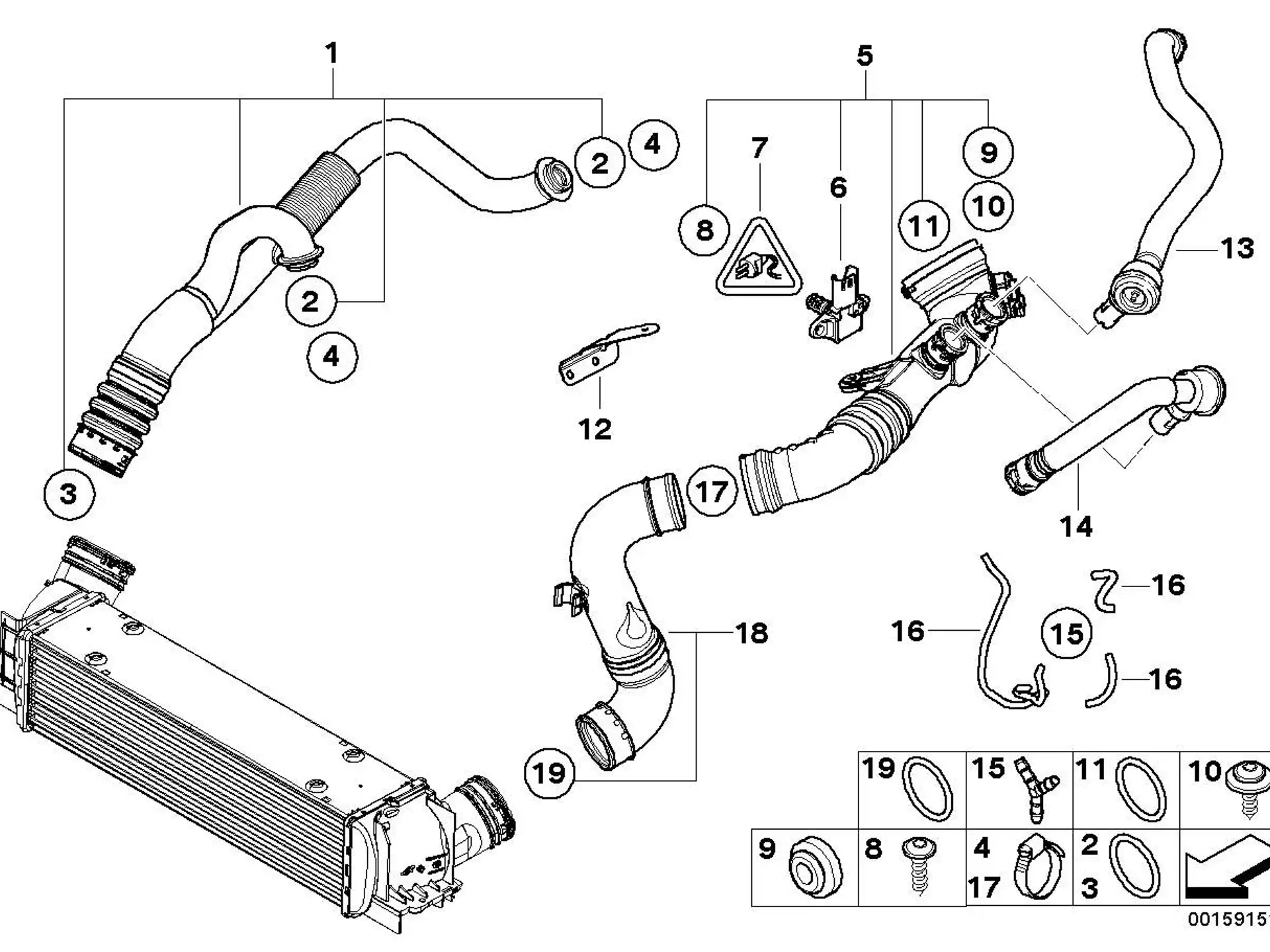 BMW O-Ring E71 E82 E88 E89 E90 E91 E92 E93 F01 F02 13717568030