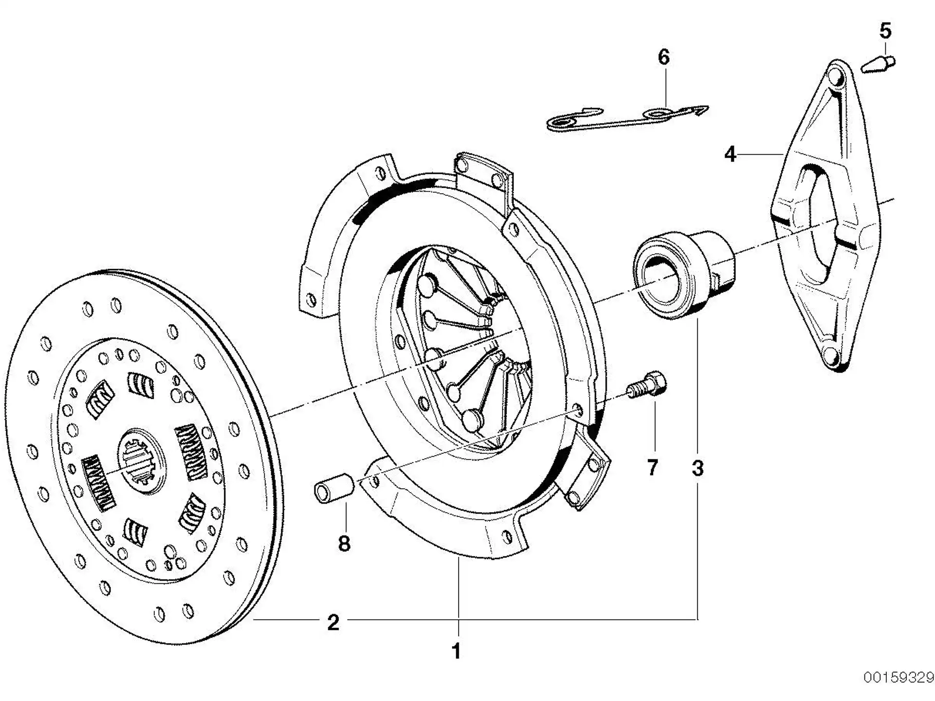 BMW ISA-Schraube E23 E24 E28 E30 E31 E32 E34 E36 E52 E60 E61 F31 F97 G01 G12 K25H K29 K30 K34 K40 K43 K44 K73 R22 R28 07129903984