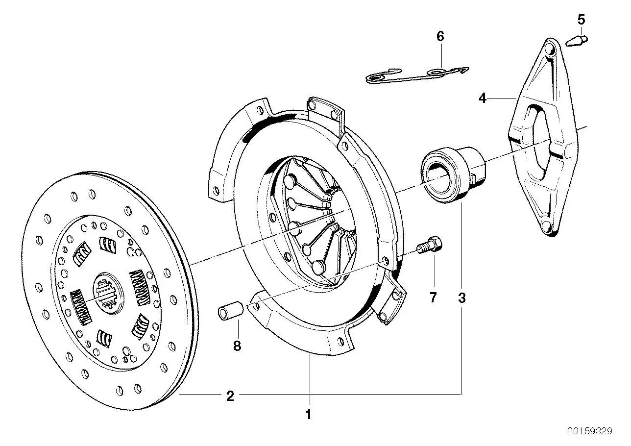 BMW ISA-Schraube E23 E24 E28 E30 E31 E32 E34 E36 E52 E60 E61 F31