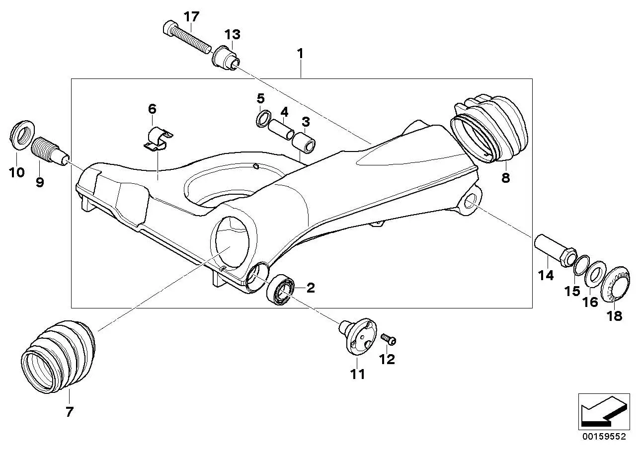 BMW Faltenbalg 33177672815