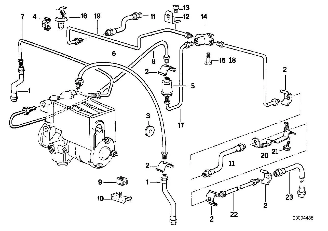 BMW Bremsschlauch 34321160240