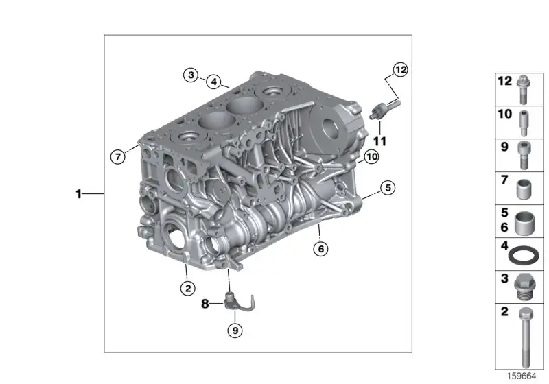 BMW Ölspritzdüse E60 E61 E81 E82 E83 E84 E87 E88 E90 E91 E92 E93