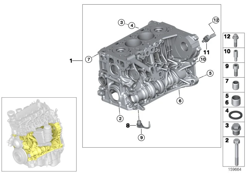 BMW ASA-Schraube E60 E61 E63 E64 E65 E66 E70 E71 E81 E82 E83 E84 E87 E88 E90 E91 E92 E93 F01 F02 F06 F07 F10 F11 F12 F13 F15 F16 F20 F21 F22 F23 F25 F26 F30 F31 F32 F33 F34 F36 F39 F44 F45 F46 F48 G01 G02 G05 G06 G07 G11 G12 G14 G15 G16 G20 G21 G30 G31 G3-2