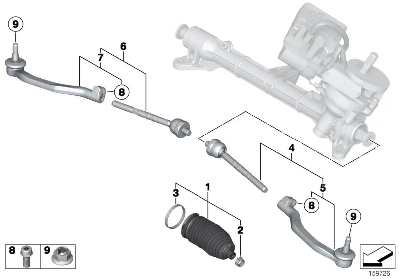 BMW Klemmring R55 R56 R57 R58 R59 R60 R61 32106777012 - Bildposit