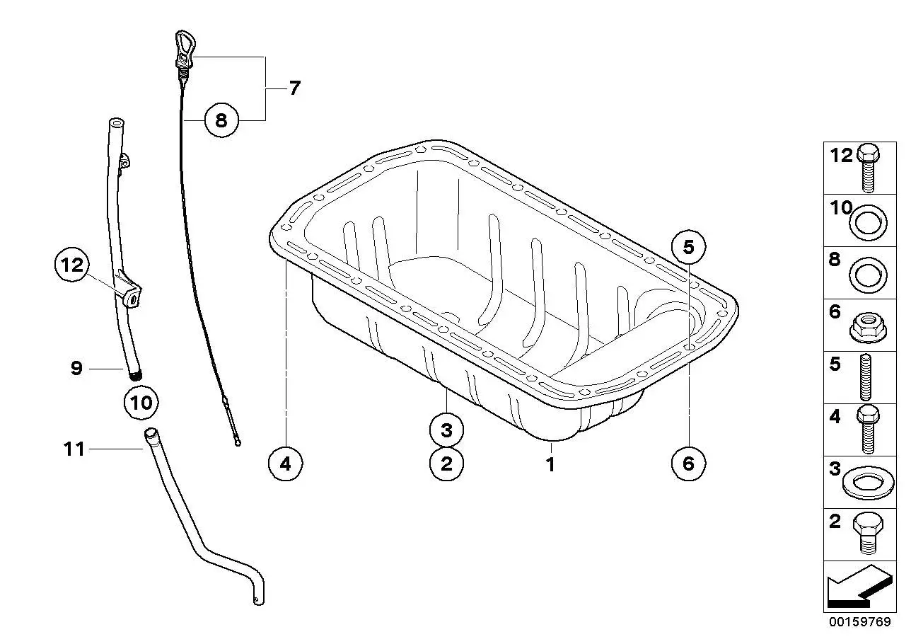 BMW Führungsrohr R55 R56 11437805182 - Bildposition 09