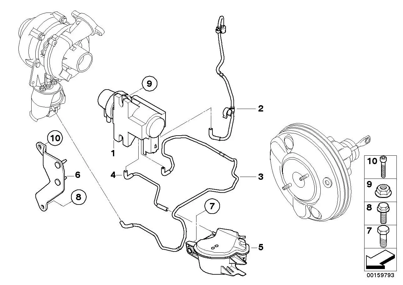 BMW Unterdruckleitung R55 R56 11667795035 - MINI R56, MINI R55