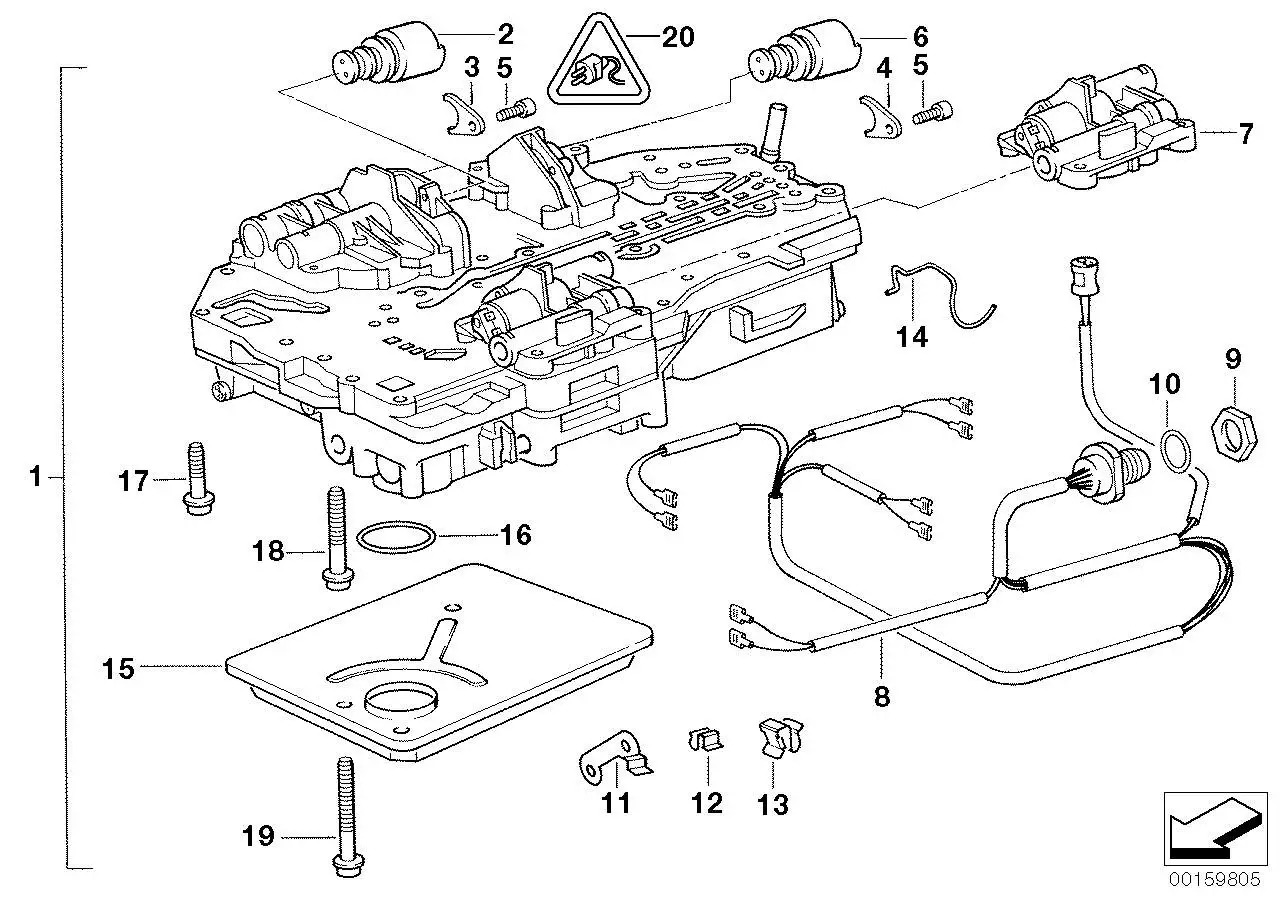 BMW Kabelbaum E31 E32 E34 24637508670